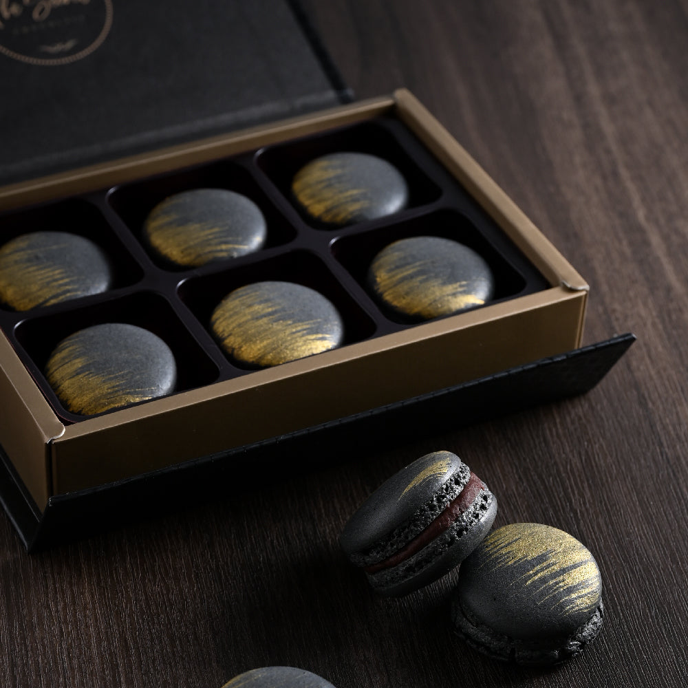 McKARAT Black Diamond Macarons 6 pcs/box