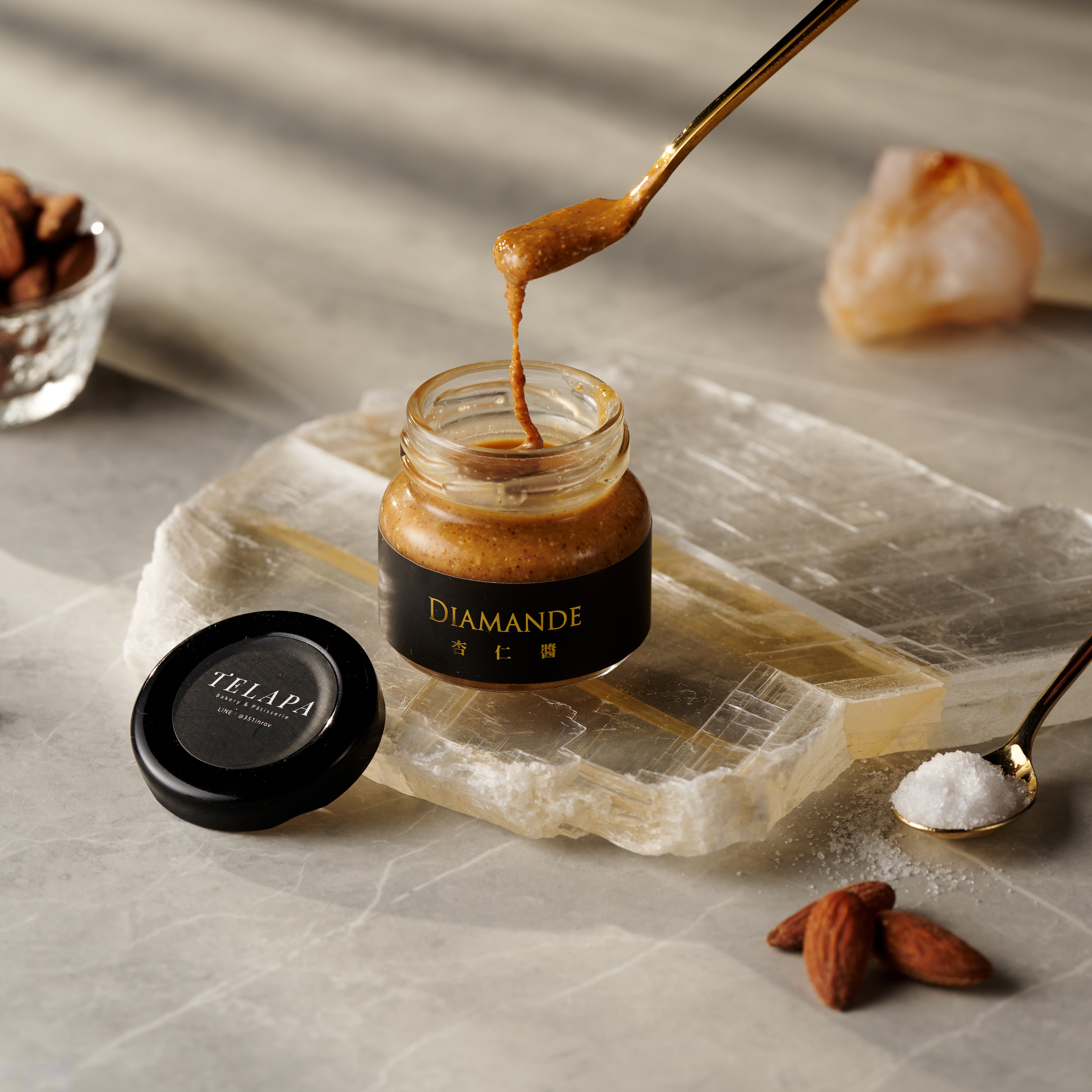 TELAPA Diamande 杏仁醬包裝,專業烘焙首選材料